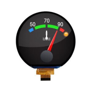 3.6inch Full Round LCD Display 544x506 Circular TFT LCD Screen LVDS Car LCD Module