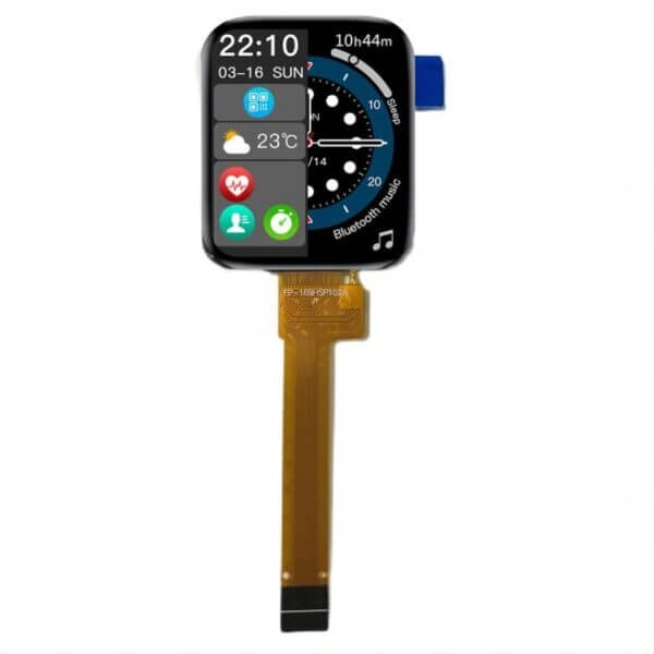 1.69inch IPS TFT LCD Display 240*280 SPI 4line Interface Industrial Router LCD Screen