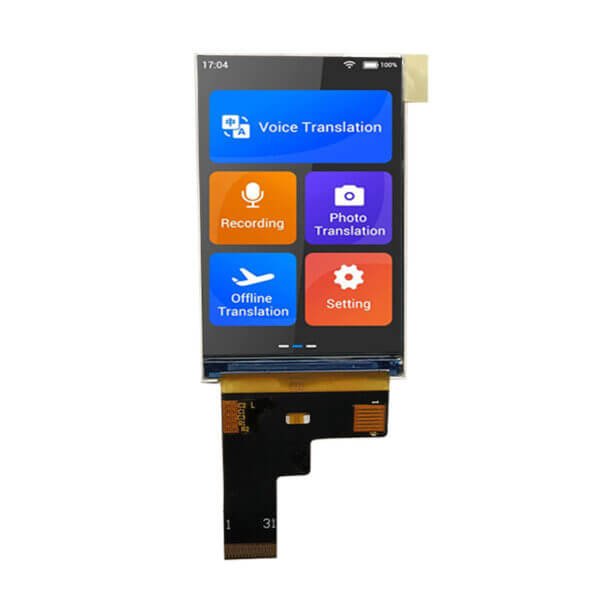 2.3inch IPS TFT LCD Display 368*552 MIPI Interface Medical Device LCD Screen 800nit
