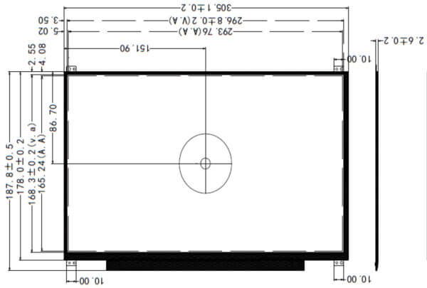 13.3inch eDP IPS TFT LCD Display 220nit 1920*1080 LCD Panel 30PIN Tablet LCD Screen - Image 4