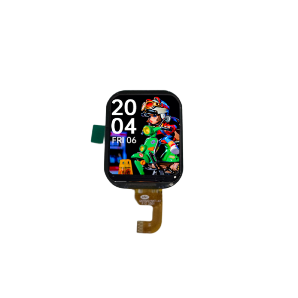 2.01inch TFT LCD Display IPS 240*296 JD9853A SPI 4line Smart Watch LCD Screen